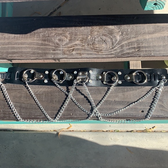 NWT Women's Body Chain Gothic Punk Waist Belt - Picture 2 of 12